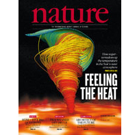 Portada de Nature en la que aparece el artículo de Erik Vance.