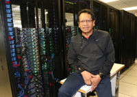 Doctor Enrique Díaz Herrera, investigador de la División de Ciencias Básicas e Ingeniería de la Universidad Autónoma Metropolitana-Iztapalapa, especialista en modelación computacional en paralelo.