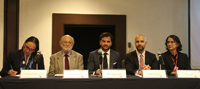 Dolores Barrientos, José Sarukhán, Juan Rafael Pacchiano, Adolfo Ayuso Audry y Sol Ortiz, en la inauguración del taller Estrategia Nacional sobre Biodiversidad de México (ENBioMex) y Plan de Acción 2016-2030.