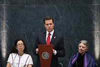 El presidente Enrique Peña Nieto destacó el grado de excelencia que han alcanzado en sus diferentes disciplinas los ganadores de los Premios Nacionales 2018, durante la entrega de los galardones.