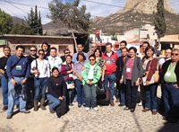 Los delegados participantes en la Olimpiada Nacional de Biología realizada en Querétaro.