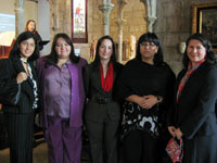 De izquierda a derecha Liliana Quintanar, Karla Carvajal, Viviana Valadez, Claudia Arango y Ana Laura Martínez.
