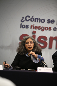 Xyoli Pérez Campos, jefa del Servicio Sismológico Nacional e investigadora del Instituto de Geofísica, UNAM.