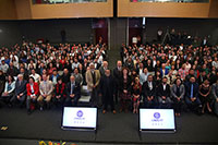 Encuentro de Catedráticos Conacyt 2018, celebrado en el auditorio de la Academia Mexicana de Ciencias.