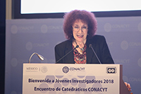 Doctora Julia Tagüeña Parga, directora adjunta de Desarrollo Científico del Conacyt.